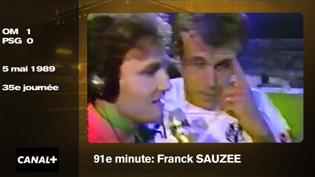 Rétro OM-PSG (1989): Sauzée donne le titre