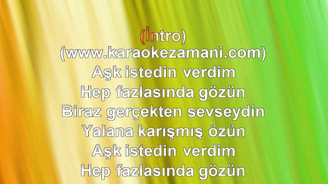 Aynur Şan - Ben Etiler Kızıyım - 2011 TÜRKÇE KARAOKE