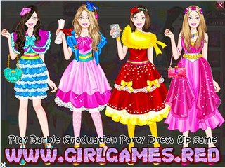 Play Barbie Graduation Party Dress Up game