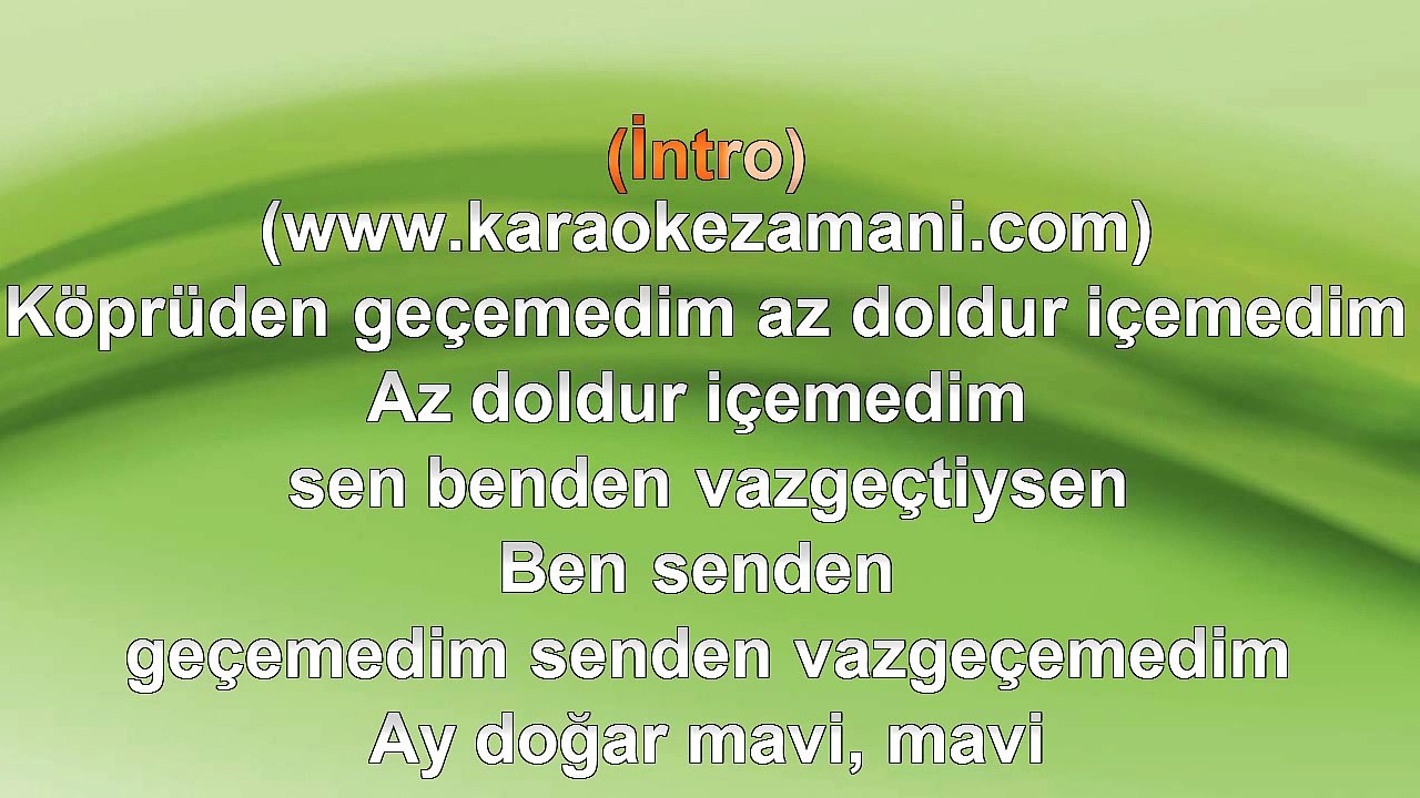 Babutsa - Köprüden Geçemedim - (Peri Aziz) - (2009) TÜRKÇE KARAOKE