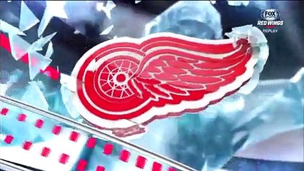 Le joueur de Hockey Drew Miller se prend un patin en pleine face!!