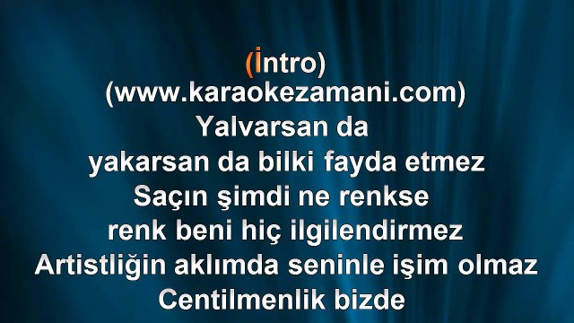 Babutsa - Tabi Güzelim - (2011) TÜRKÇE KARAOKE