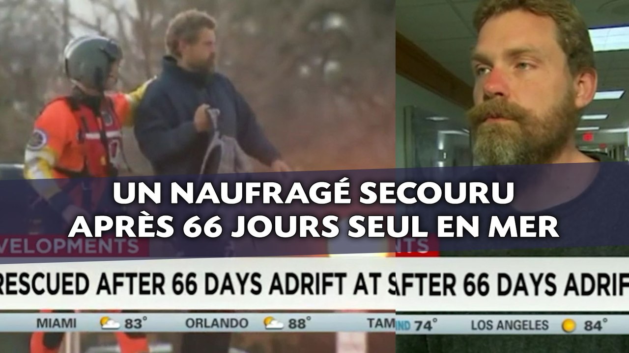 Un Américain naufragé retrouvé après 66 jours seul en mer