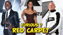 Furious 7 Premiere - Vin Diesel, Dwayne Johnson, Jason Statham - Fast & Furious 7 Red Carpet