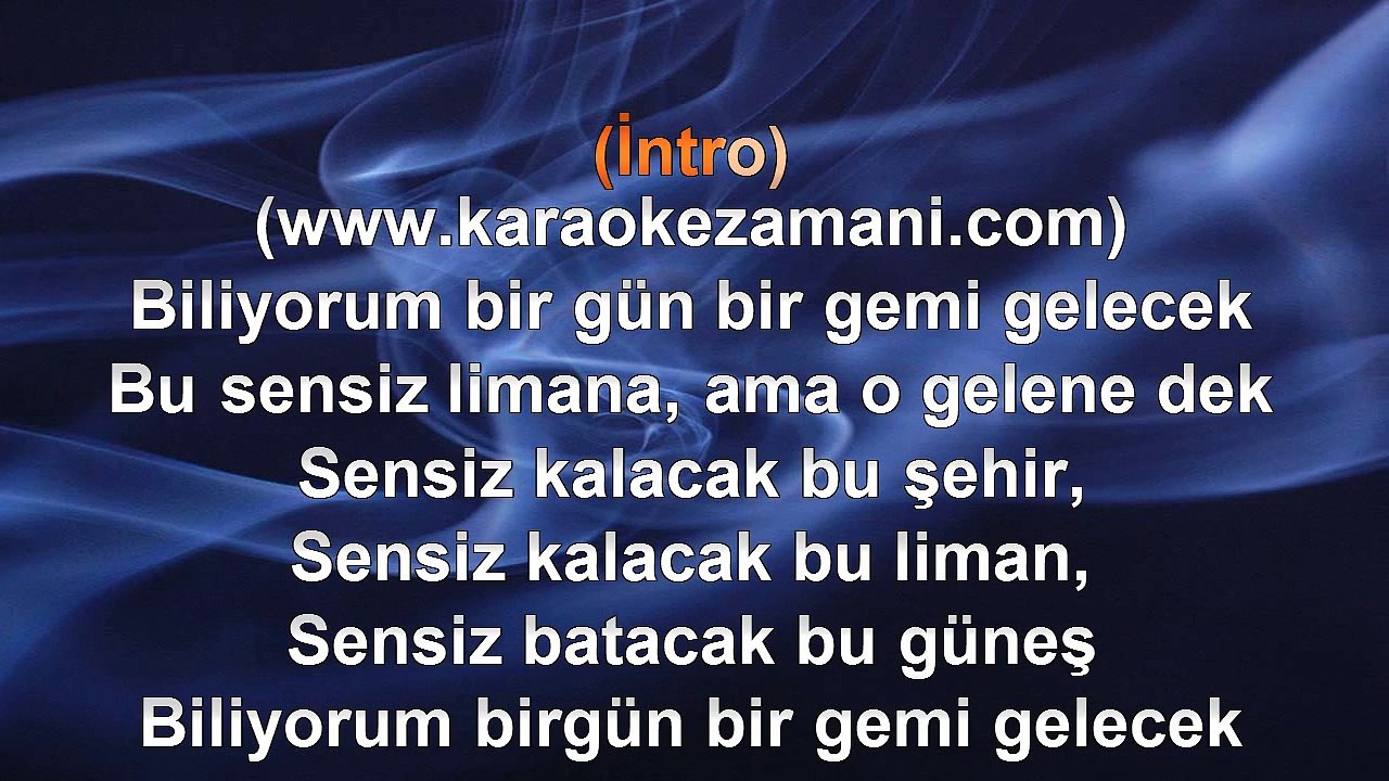 Badem - Sensiz Kalacak Bu Şehir - 2008 TÜRKÇE KARAOKE