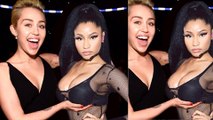Miley Cyrus Foundles With Nicki Minaj