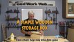Making a Simple Wooden Storage Box++ a woodworkweb com woodworking video