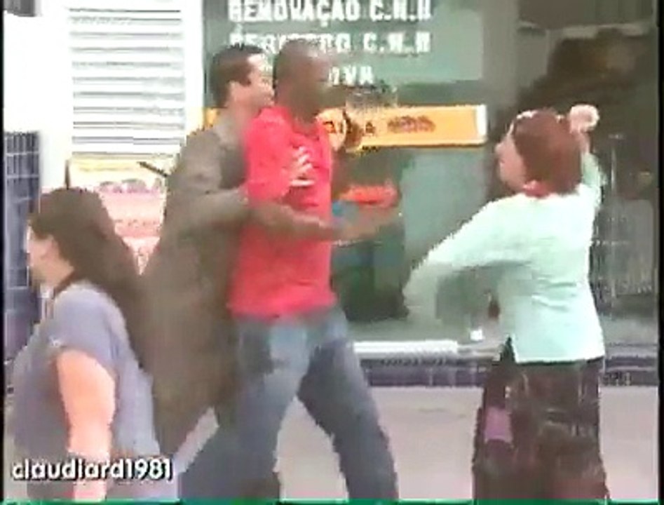 hehe!!!Man with knife in his back