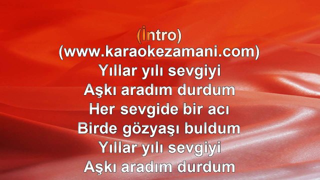 Baha - Sevene Canım Feda - 2008 TÜRKÇE KARAOKE