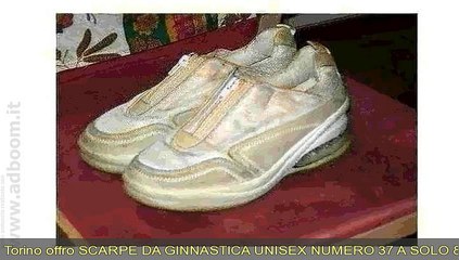 TORINO,    SCARPE DA GINNASTICA UNISEX NUMERO 37 A SOLO 8 EURO EURO 7