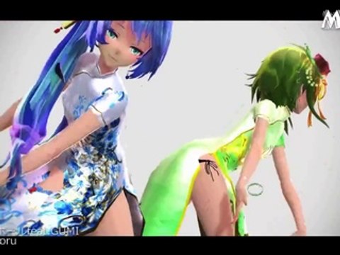 DONUT HOLE【MMD】Tda式初音ミク(Hatsune Miku) Gumi 巡音ルカ Megurine Luka