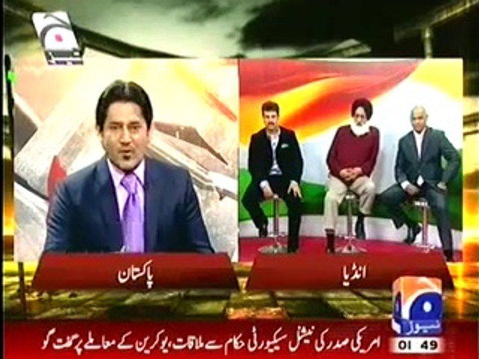 Tez Dhaar On Geo News   Asia Cup 2014   1st March 2014, Part 4 4 pak vs india