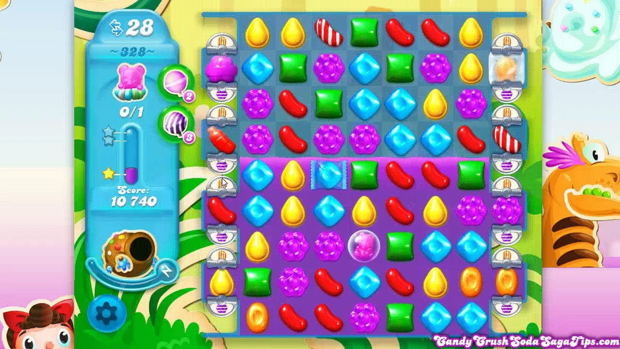 Candy Crush Soda Saga Level 328 No Boosters
