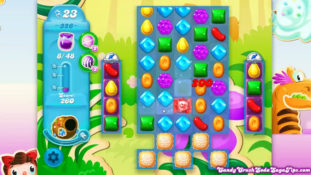 Candy Crush Soda Saga Level 326 No Booster