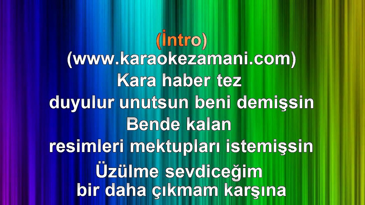 Barış Manço - Can Bedenden Çıkmayınca - 1989 TÜRKÇE KARAOKE