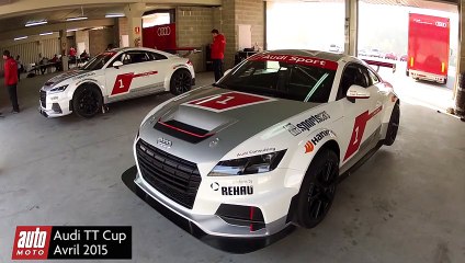 Audi TT Cup 2015 : essai vidéo AutoMoto sur le circuit de Castellolí