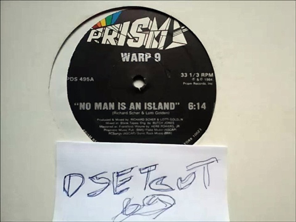WARP 9 -NO MAN IS AN  ISLAND(RIP ETCUT)PRISM REC 84