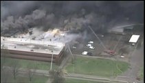 Kentucky : un gros incendie ravage totalement un parc industriel de General Electric