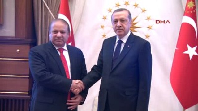 Cumhurbaşkanı Recep Tayyip Erdoğan Başbakanı Navaz Serif'i Kabul Etti