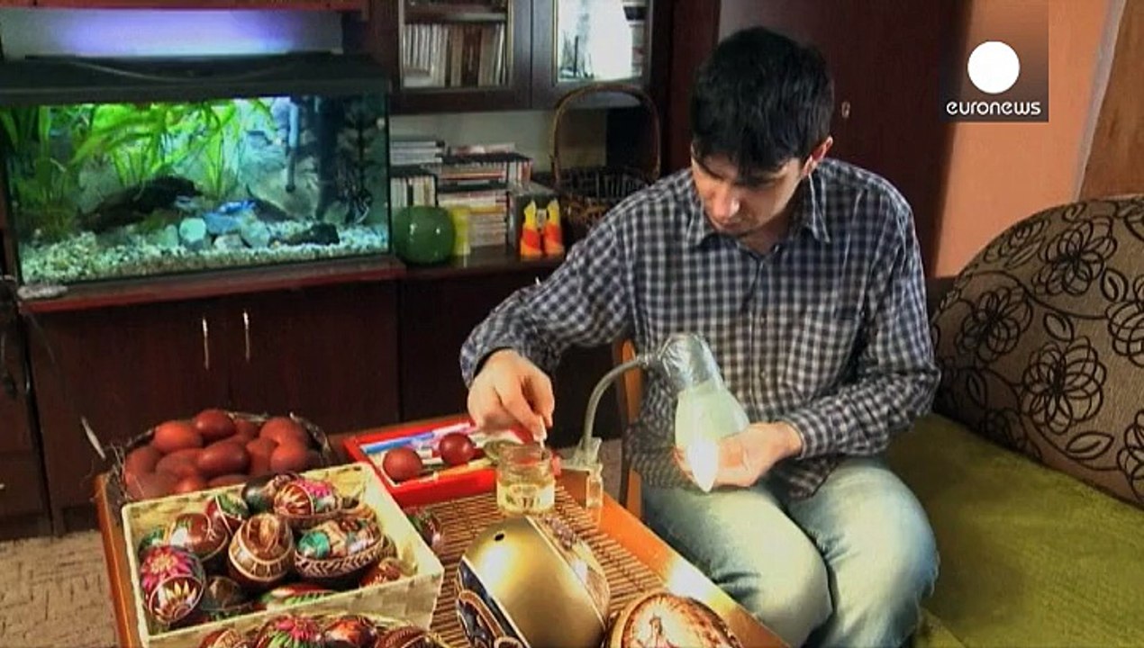 L'oeuf de Pâques décoré, objet d'art en Pologne