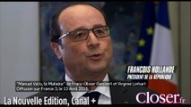 François Hollande et Manuel Valls s'échangent des SMS