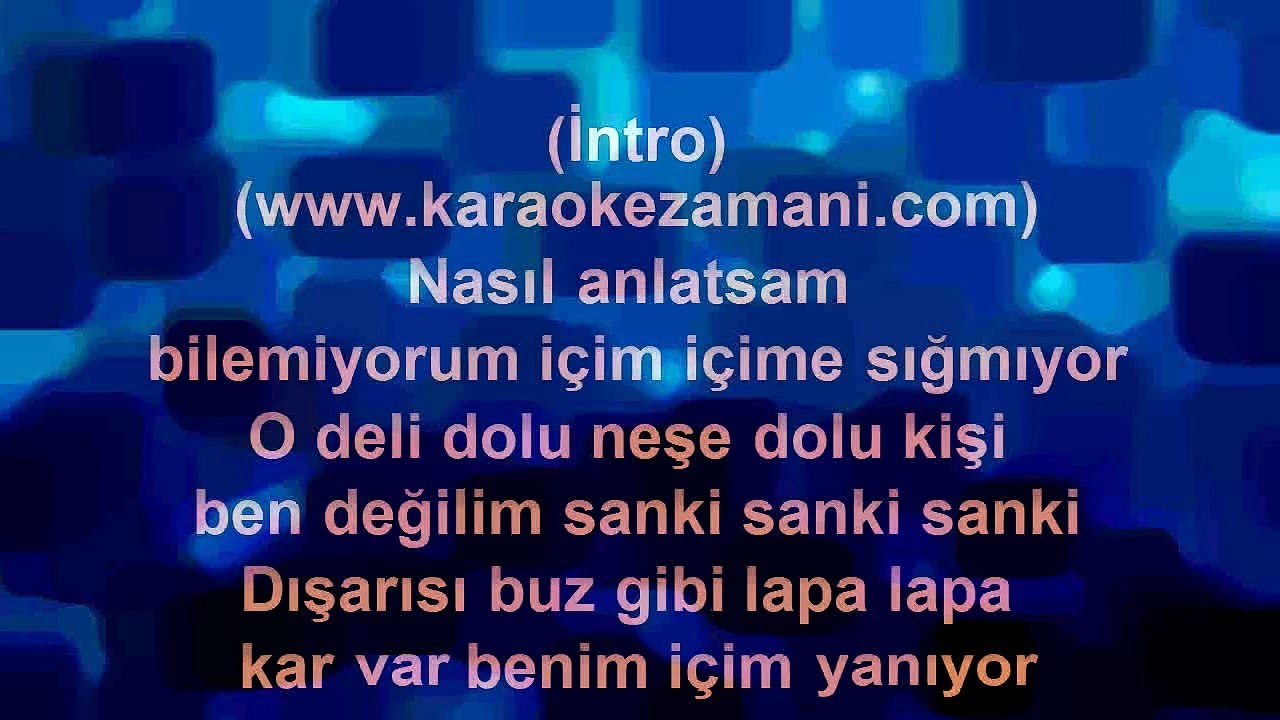 Barış Manço - Kara Sevda - 1989 TÜRKÇE KARAOKE