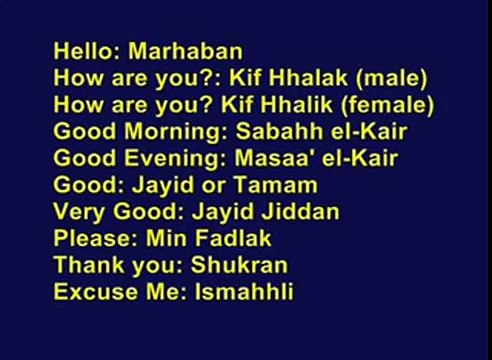 How to learn and speak arabic language - teach yourself arabic phrases