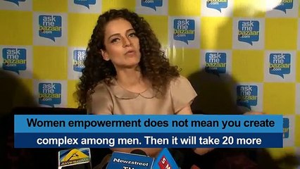 Kangana Ranaut reacts over Deepika's 'My Choice'
