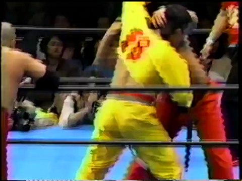 Gedo, Hiromichi Fuyuki & Jado (c) vs. Heisei Ishingun (Akitoshi Saito, Kengo Kimura & Tatsutoshi Goto) (WAR)