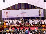 Shri Modi shares _Ekta ka Sandesh_ at the Foundation Laying ceremony of Statue of Unity in Telugu