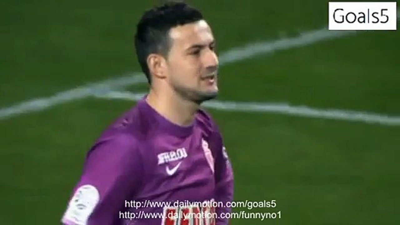 Mevlut Erding Goal AS Monaco 0 - 1 St Etienne Ligue 1 3-4-2015