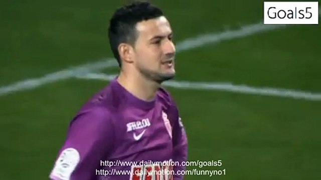 Mevlut Erding Goal AS Monaco 0 - 1 St Etienne Ligue 1 3-4-2015