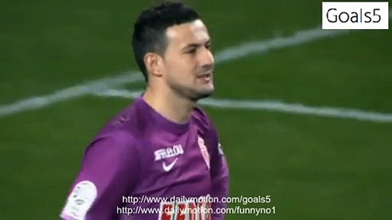 Mevlut Erding Goal AS Monaco 0 - 1 St Etienne Ligue 1 3-4-2015