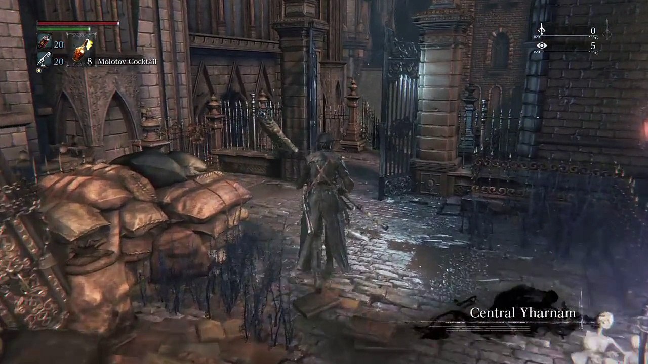 Bloodborne Father Gascoigne battle.Crazy boss mofo.