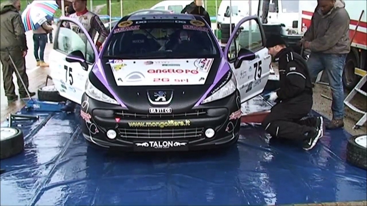 10°Rally Ronde del Canavese Chenal-Lucini Peugeot 207 R1T Crash