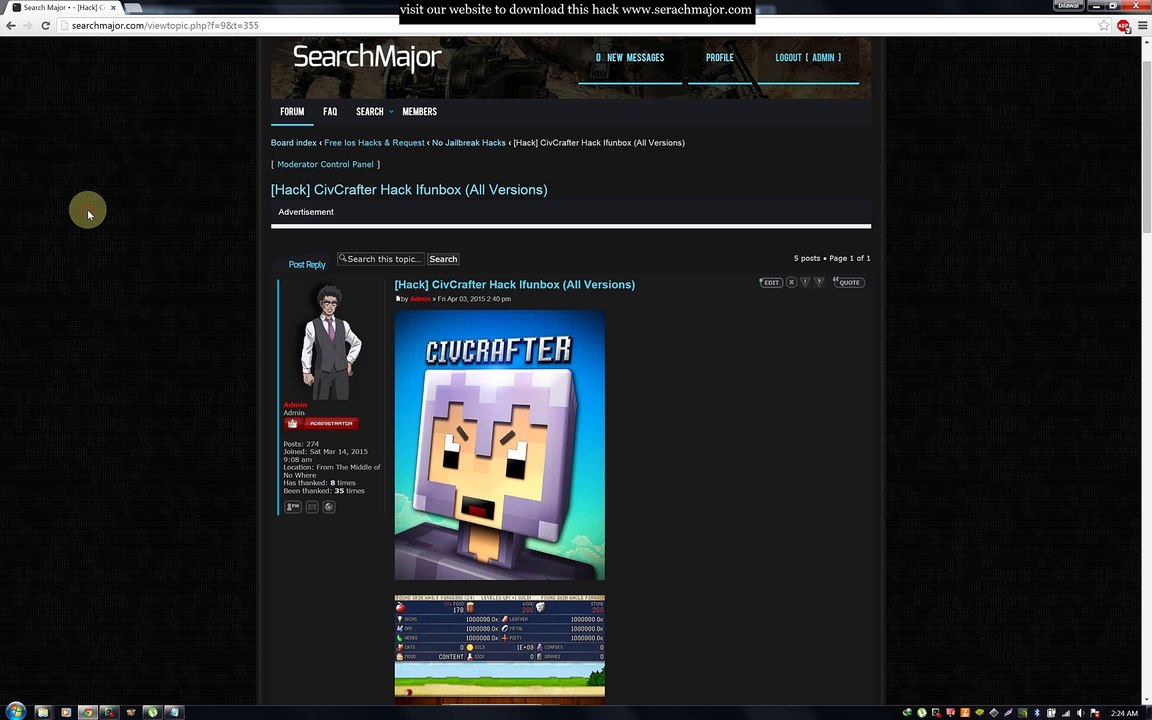 CivCrafter Ifunbox video proof