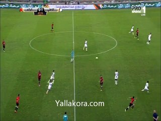 عبد الشافى يسقط مهاجم الرائد ويحصل على تحية الجماهير