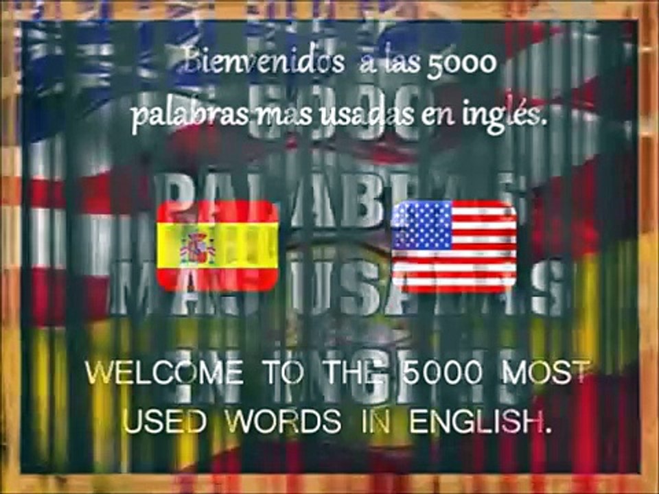 VOCABULARIO # 1 - PRONUNCIACIÓN - VOCABULARY  SPANISH ENGLISH