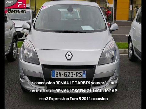 Annonce RENAULT SCENIC III dCi 110 FAP eco2 Expression Euro 5 2011