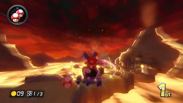 Mario Kart 8 - Le circuit Volcan Grondant en 200cc