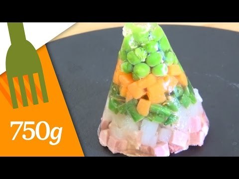 Recette d'Aspic de légumes ou Gelée de légumes - 750 Grammes