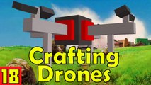 (proper info re-upload) Crafting DRONES Nik Nikam's EPIC Minecraft Modded Survival Ep 18