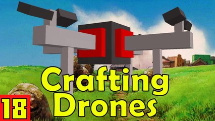 (proper info re-upload) Crafting DRONES Nik Nikam's EPIC Minecraft Modded Survival Ep 18