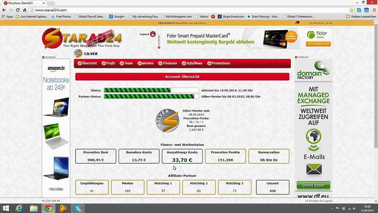 Starad24 Video Serie Nr 1 (Ziel 2000 Pakete)