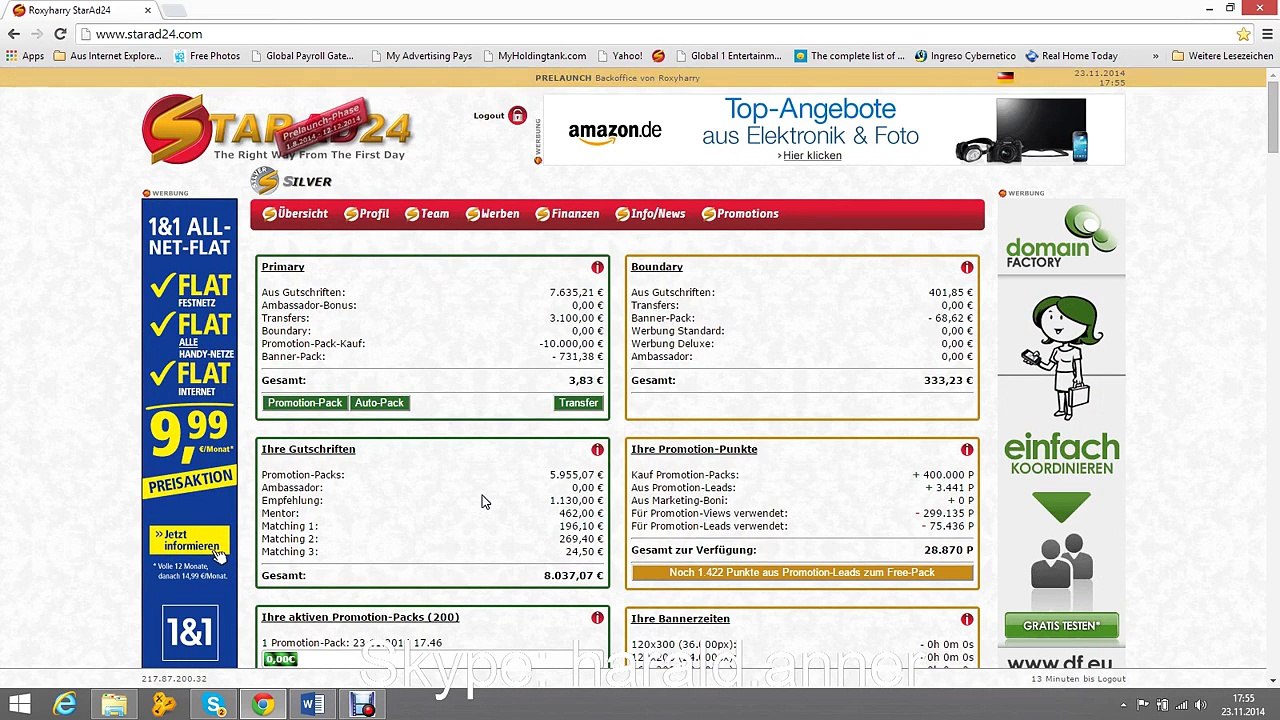 Starad24 Video Serie Nr 3 (200 Pakete) Ziel_ 2000 Pakete