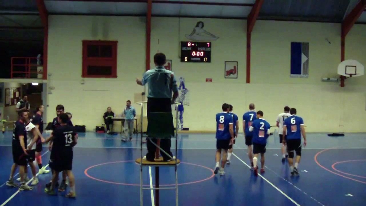 match coupe de france de volley ball // Hérouville Saint-Clair vs. Saint-Cloud 25 oct 2014