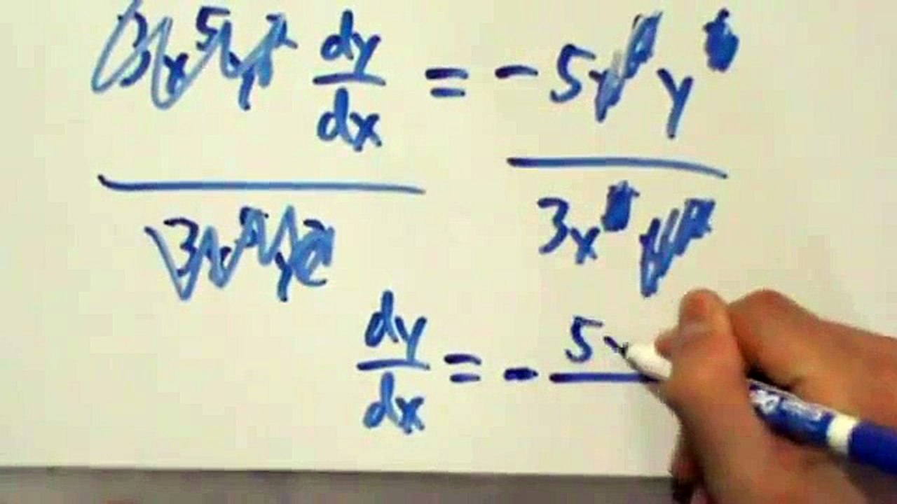 Calculus I - Implicit Differentiation - Example 5 - Find the Second Derivative