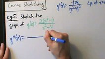 Calculus I - Curve Sketching - Example 5 - Sketch a Rational Function