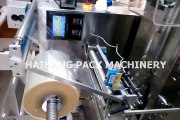 Fruit container automatic packaging flow packing machine