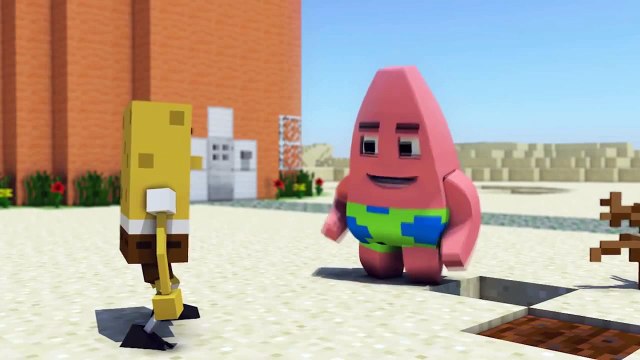 Minecraft Мультики Губка боб ¦ Спанч боб Майнкрафт анимация